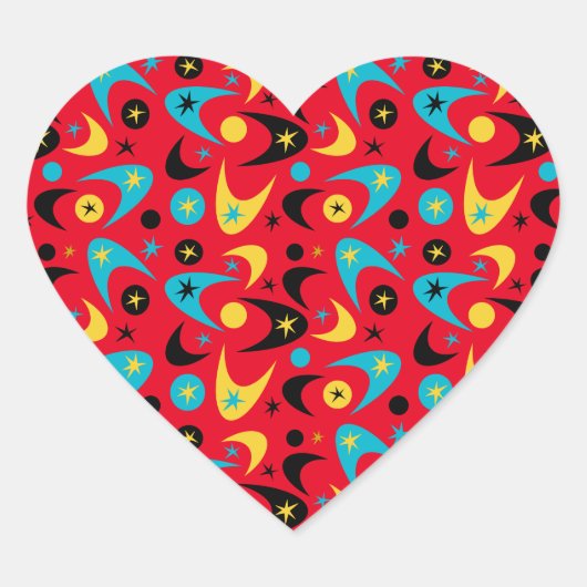 Boomerangs Hart Sticker (Voorkant)