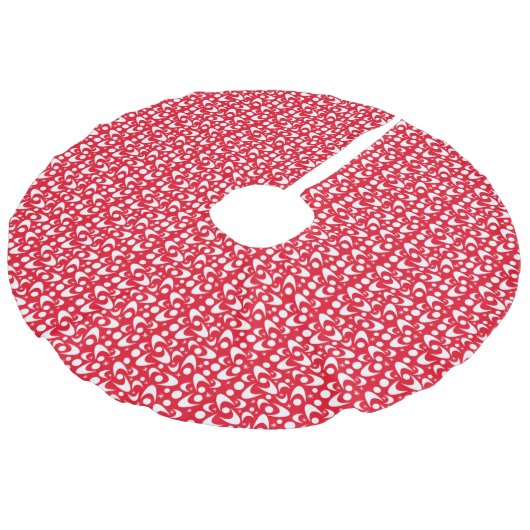 Boomerangs Imitatie Linnen Kerstboom Rok (Gekanteld)