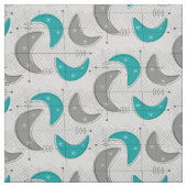 Boomerangs op Light Grey Stof (Swatch)