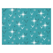  Boomerangs Stars Blauwgroen uit 1950 Tafelkleed (Voorkant (Horizontaal))