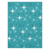  Boomerangs Stars Blauwgroen uit 1950 Tafelkleed (Voorkant)