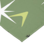  Boomerangs Stars Olive Green uit de jaren vijftig Tafelkleed (Gekanteld)