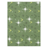  Boomerangs Stars Olive Green uit de jaren vijftig Tafelkleed (Voorkant)