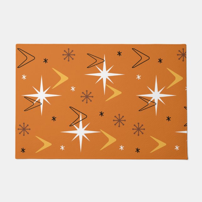  Boomerangs Stars Sinaasappel 1950 Deurmat (Voorkant)