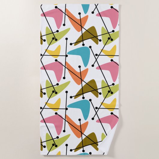 Boomerangs Strandlaken (Voorkant)