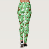 Boomerangs uit de middeleeuwen leggings (Achterkant)