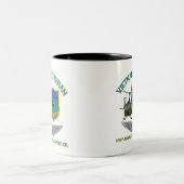 Boomerangs Vietnam (Crew Wings 2) Tweekleurige Koffiemok (Center)