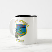 Boomerangs Vietnam (Ver 1) Tweekleurige Koffiemok (Voorkant links)