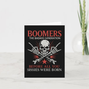 Boomers generatie voordat All You Sissie werd gebo Kaart