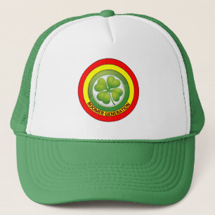 Boomers Lucky Clover Hoed Trucker Pet