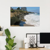 Boomer's to Children's Pool Poster ~ La Jolla (Thuiskantoor)