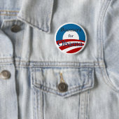 Boomers voor Obama - Button (In situ)