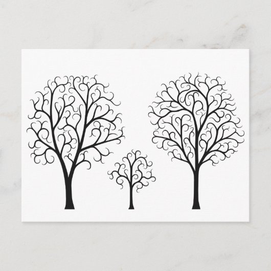 Boomfamilie Briefkaart (Voorkant)