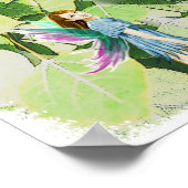 Boomfeeën onder de luiken van de Quaking Aspen Poster (Hoek)