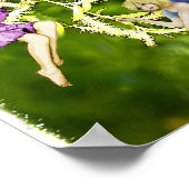 Boomfeeën op de weepende wilg poster (Hoek)