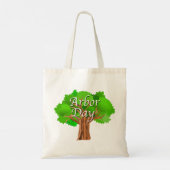 Boomfeestdag (2 zijden) tote bag (Achterkant)