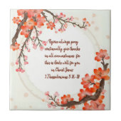 boomgaard bloom branches tegeltje (Voorkant)