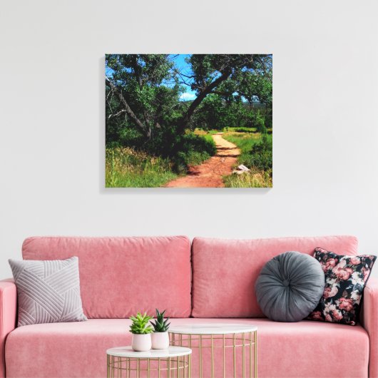 boomgaard canvas afdruk (Insitu (Woonkamer))