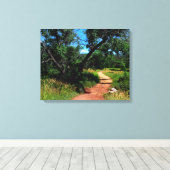 boomgaard canvas afdruk (Insitu (Houten vloer))