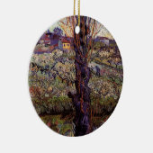 Boomgaard in bloei, Arles Keramisch Ornament (Rechts)