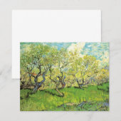 Boomgaard in bloei door Vincent van Gogh (Voorkant / Achterkant)