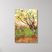 Boomgaard in bloei door Vincent van Gogh Canvas Afdruk (Voorkant)