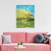 Boomgaard in bloei door Vincent van Gogh Canvas Afdruk (Insitu (Woonkamer))