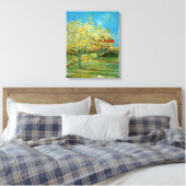 Boomgaard in bloei door Vincent van Gogh Canvas Afdruk (Insitu (Slaapkamer))