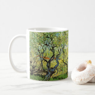 Boomgaard in bloei door Vincent van Gogh Koffiemok