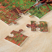 Boomgaard in bloei door Vincent van Gogh Legpuzzel (Zijkant)