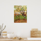 Boomgaard in bloei door Vincent van Gogh Poster (Keuken)