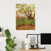 Boomgaard in bloei door Vincent van Gogh Poster (Thuiskantoor)