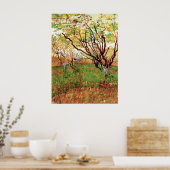 Boomgaard in bloei door Vincent van Gogh Poster (Keuken)