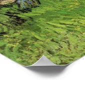 Boomgaard in bloei door Vincent van Gogh Poster (Hoek)