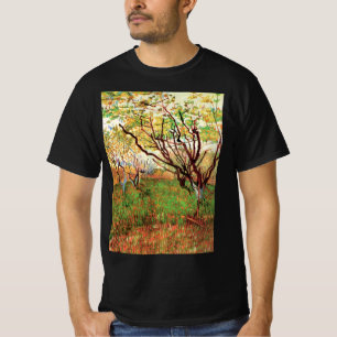 Boomgaard in bloei door Vincent van Gogh T-shirt