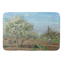 Boomgaard in bloei, Louveciennes  Camille Pissarro Badmat