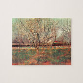 Boomgaard in bloei, pruimenbomen door Vincent van Legpuzzel (Horizontaal)