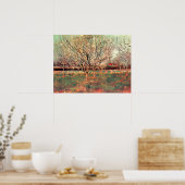 Boomgaard in bloei, pruimenbomen door Vincent van  Poster (Keuken)