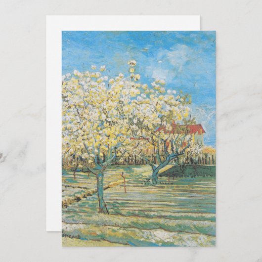 Boomgaard in Blossom | Vincent van Gogh (Voorkant / Achterkant)