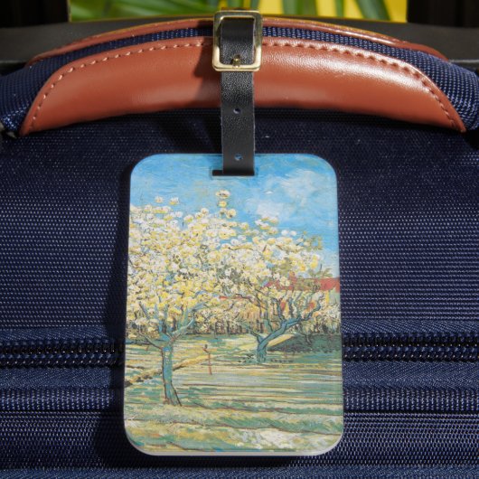 Boomgaard in Blossom | Vincent van Gogh Bagagelabel (Voorkant Insitu 2)