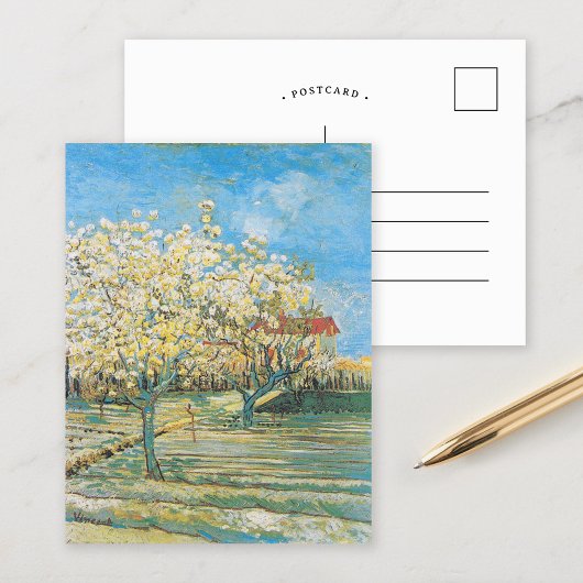 Boomgaard in Blossom | Vincent van Gogh Briefkaart