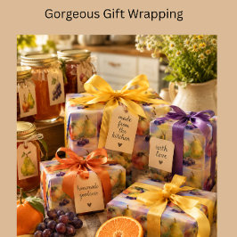 Boomgaard Oogst Cadeaupapier Vellen — Set van 3