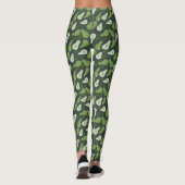Boomgaard Peer Fruit patroon Leggings (Achterkant)