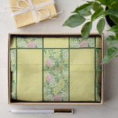  boomgaard van Retro Middeleeuwen op geel Tissuepapier (Geschenk)