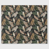  boomgaarden en pijnbomen cadeaupapier (Vlak)