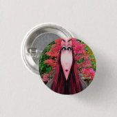 Boomgeest Ronde Button 3,2 Cm (Voorkant /achterkant)
