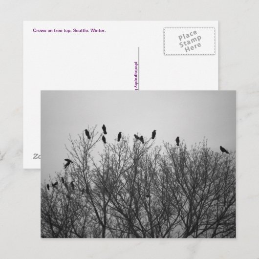 Boomgewassen Briefkaart (Voorkant / Achterkant)