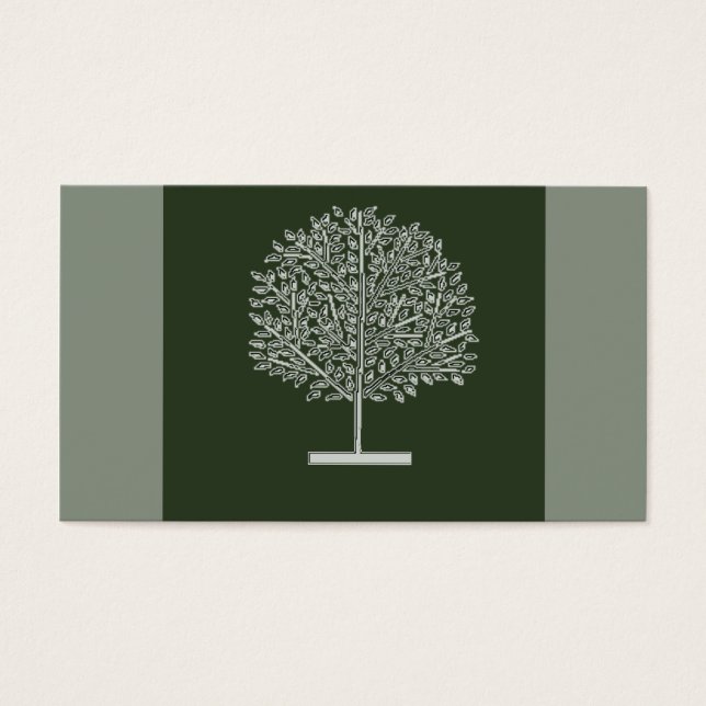 boomgloed visitekaartje (Voorkant)