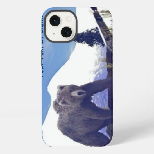 Boomgrens Grizzly iPhone Hoesje (Achterkant)