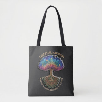 Boomharmonieboom - Kosmische Meditatie Mandala Tote Bag